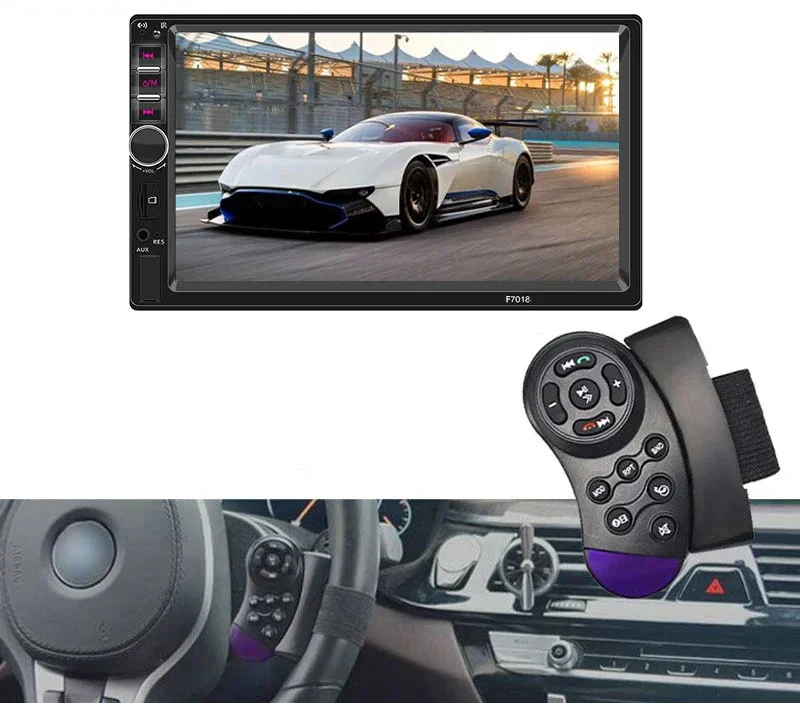 Multimídia Automotivo Bluetooth com CarPlay e Android Auto