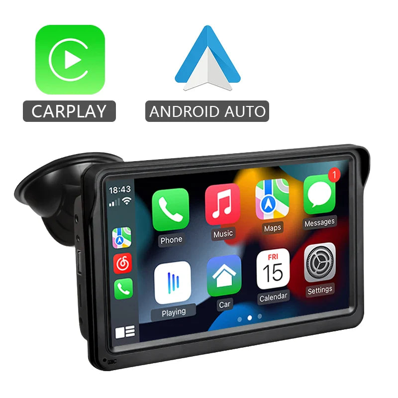Multimídia Automotivo com CarPlay e Android Auto