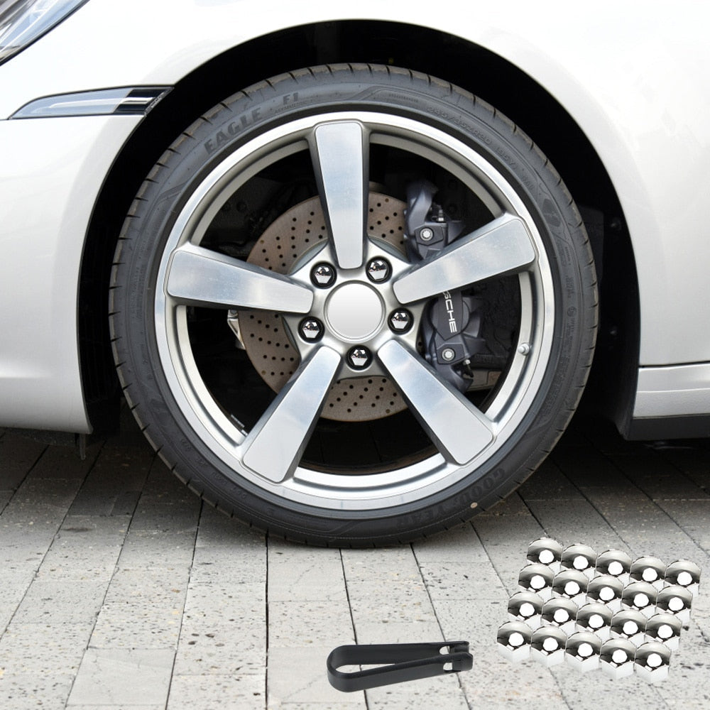 Tampa de Parafuso de Roda - Kit 20 Peças